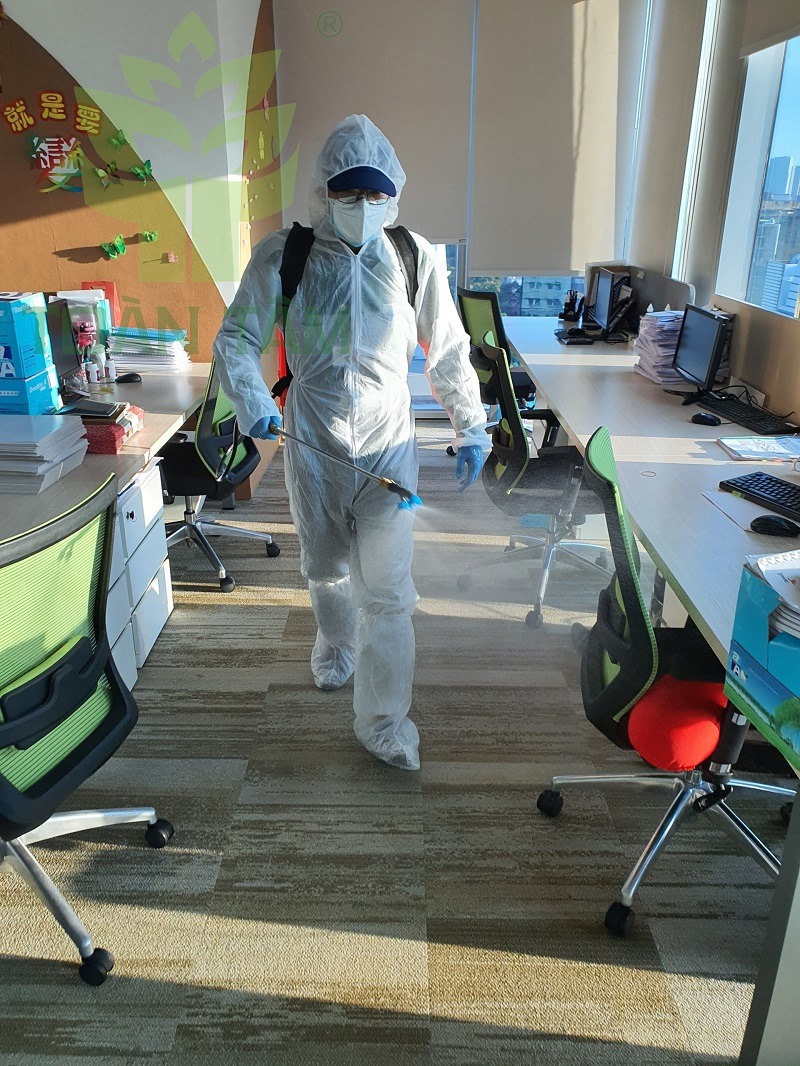 Quy trình phun thuốc khử trùng, diệt khuẩn